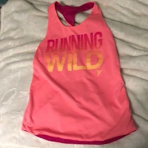 Running Wild | Pink reversible exercise top